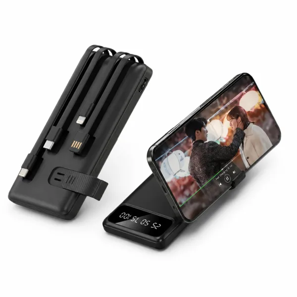 Cargador Portatil 12.000 mAh con Portacelular
